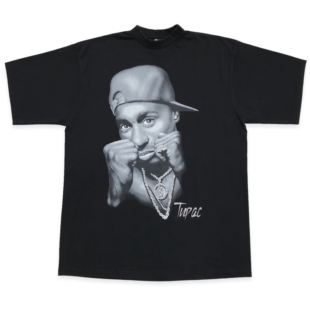 Vintage Early 2000's Tupac Shirt Size 3XL Tall 2pac Hip Hop Rap